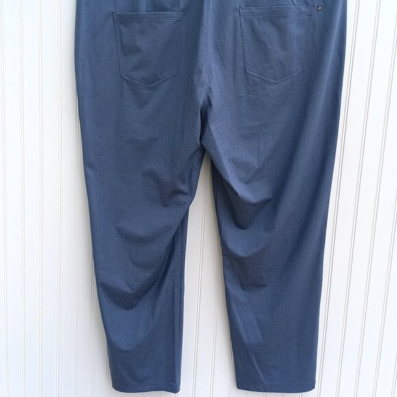 01 ALGO Pants 52 x 32 Gray Performance Fit Moisture Wicking UPF 40 Comfort Mens - Picture 10 of 16